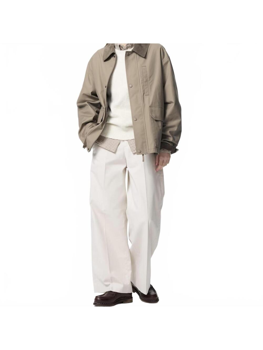 Uniqlo Wide Chino Pants NWT Natural Off White Medium